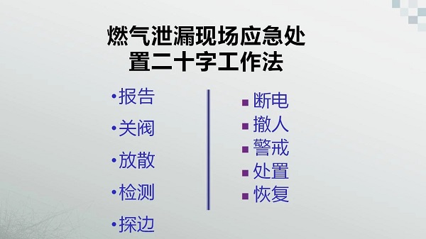 燃?xì)庑孤┈F(xiàn)場應(yīng)急處置二十字工作法(圖2)